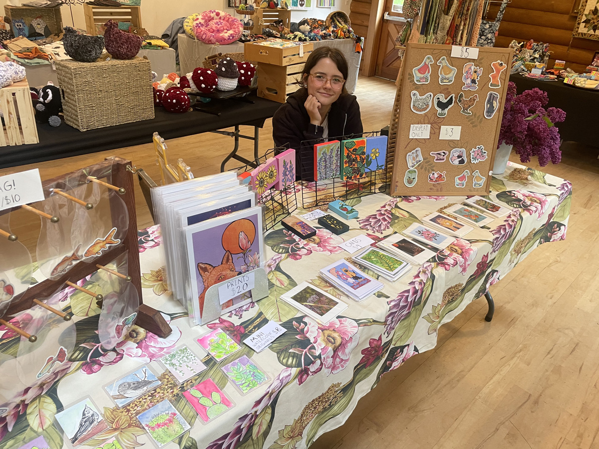 Bird Bath Designs at a craft fair