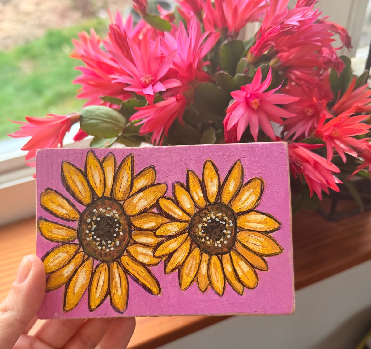 Sunflowers painting